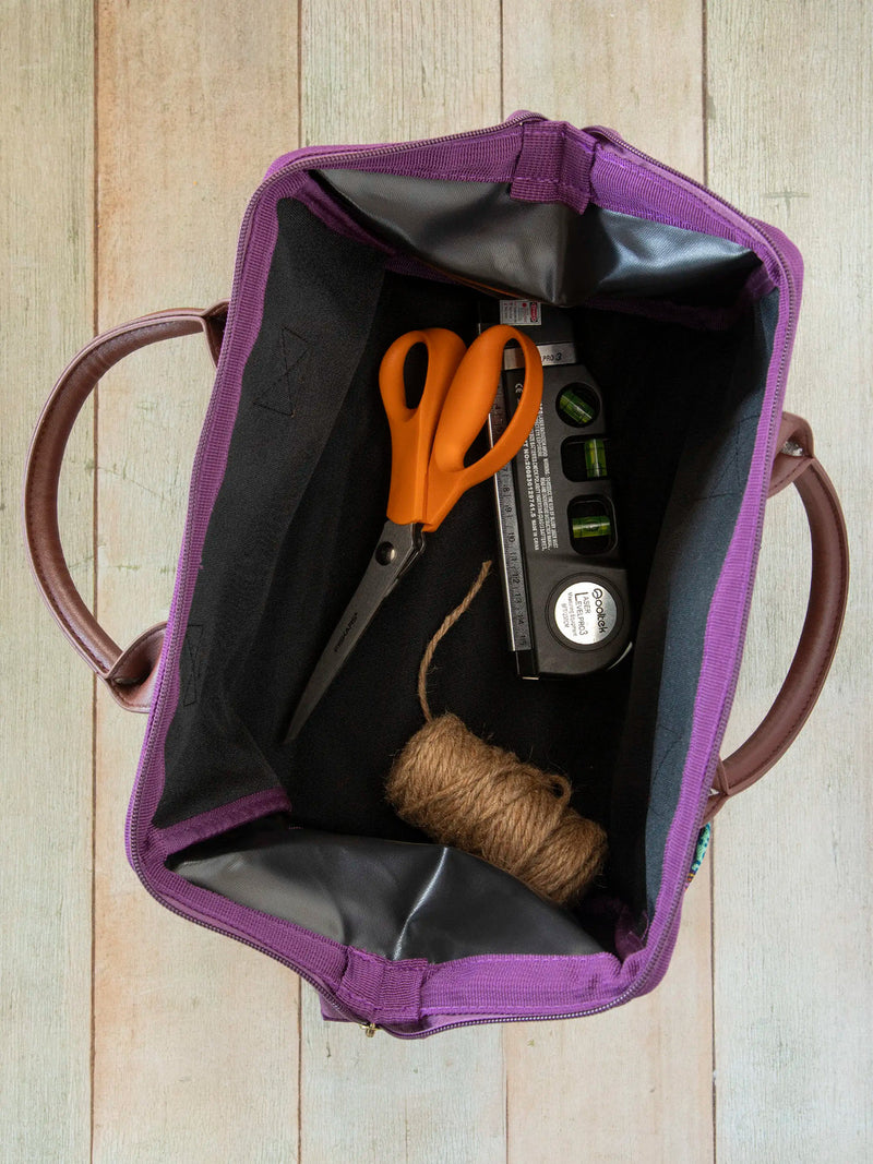 Natural Life Zip Up Tool Bag - Boho Blooms Patchwork