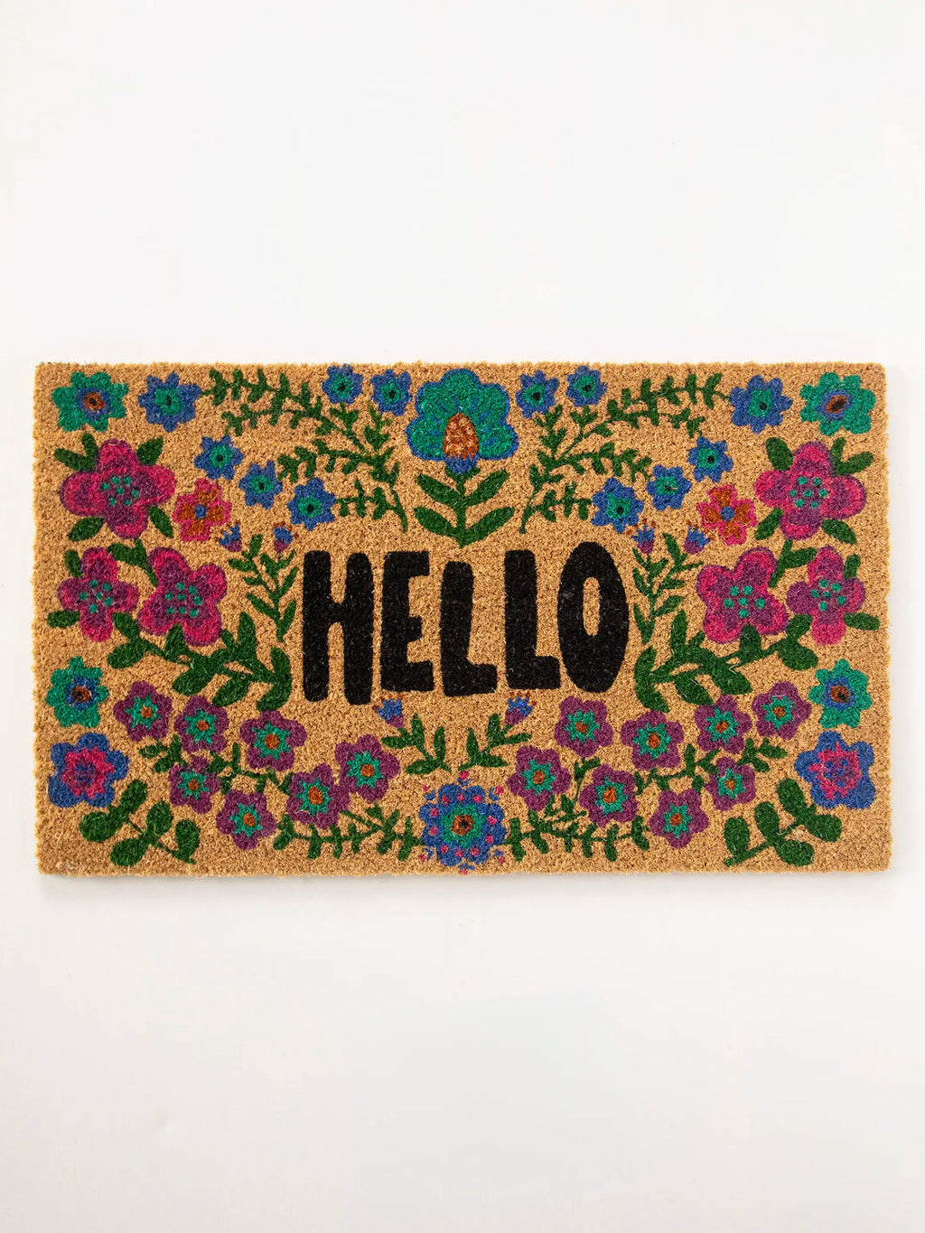 Natural Life Bungalow Doormat - Hello