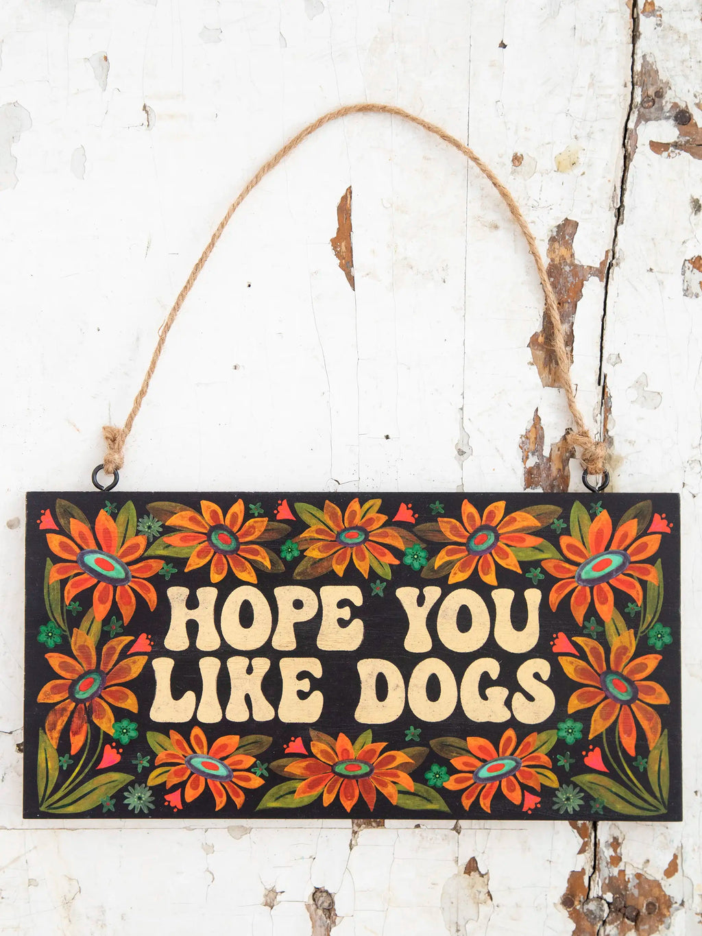 Natural Life Porch Sign, 10" x 5" - Like Dogs