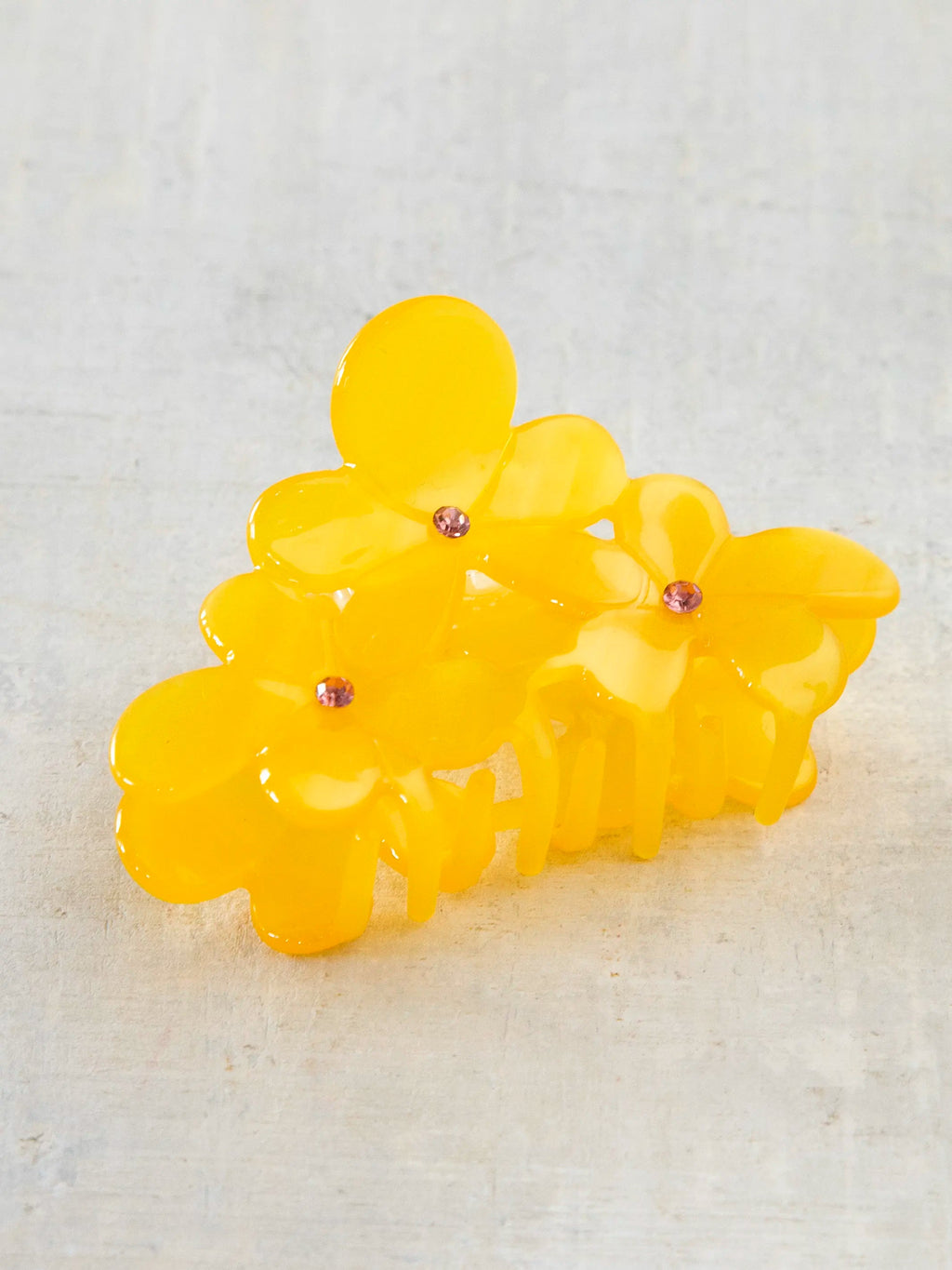 Natural Life® Blossom Cluster Hair Claw - Yellow