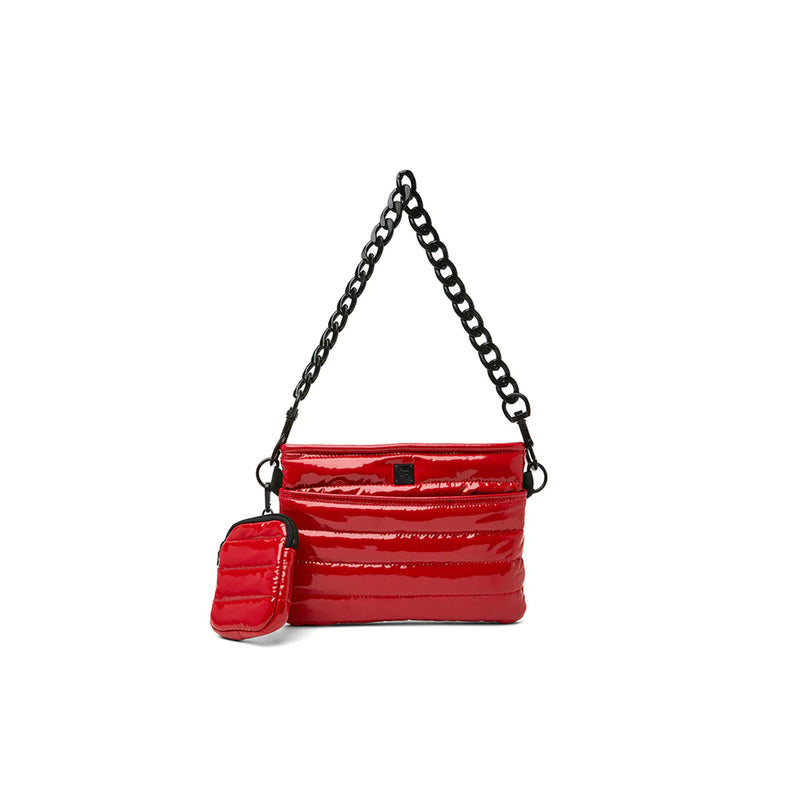 THINK ROYLN DOWNTOWN CROSSBODY - Lipstick Patent