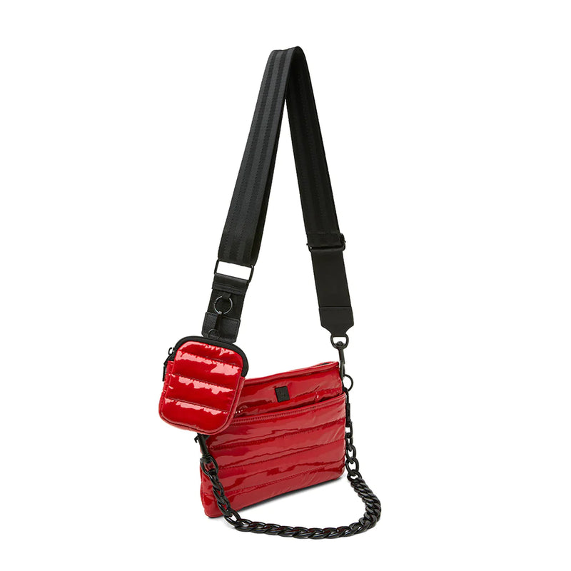 THINK ROYLN DOWNTOWN CROSSBODY - Lipstick Patent