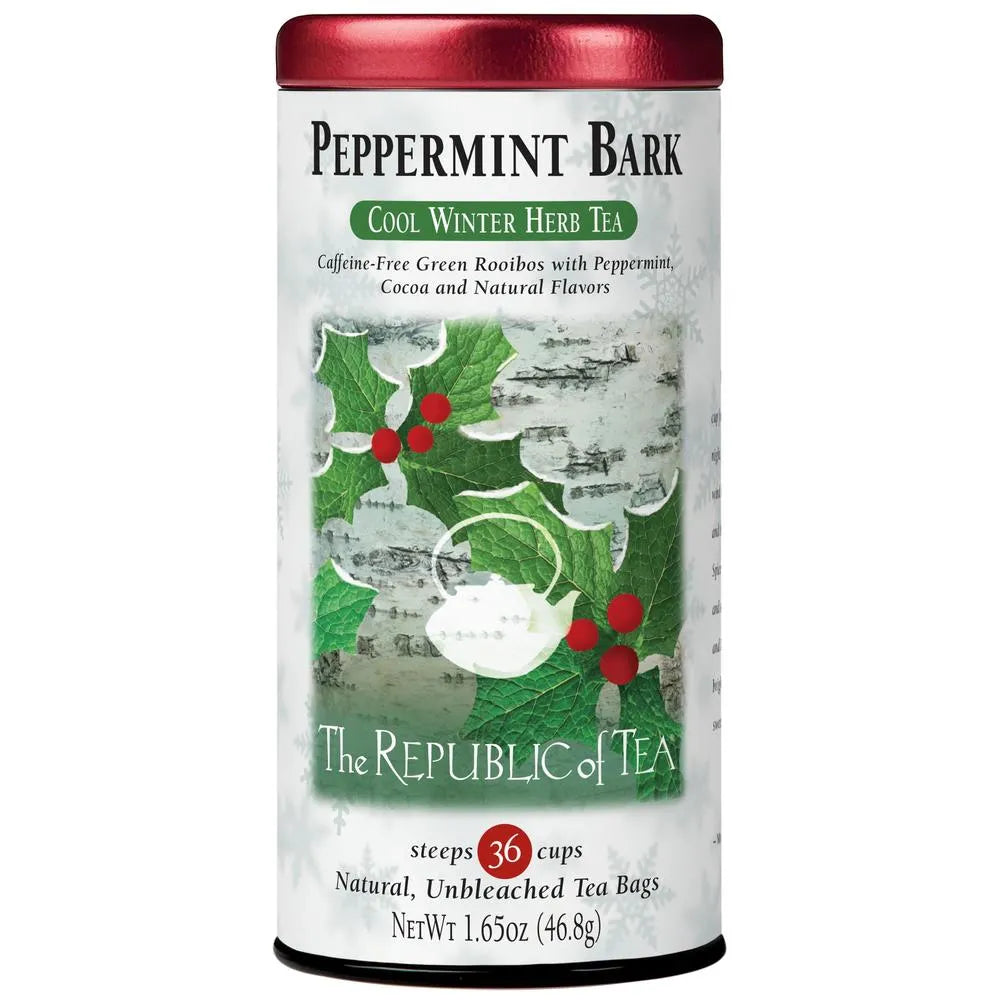 The Republic of Tea - Peppermint Bark Herbal Tea Bags