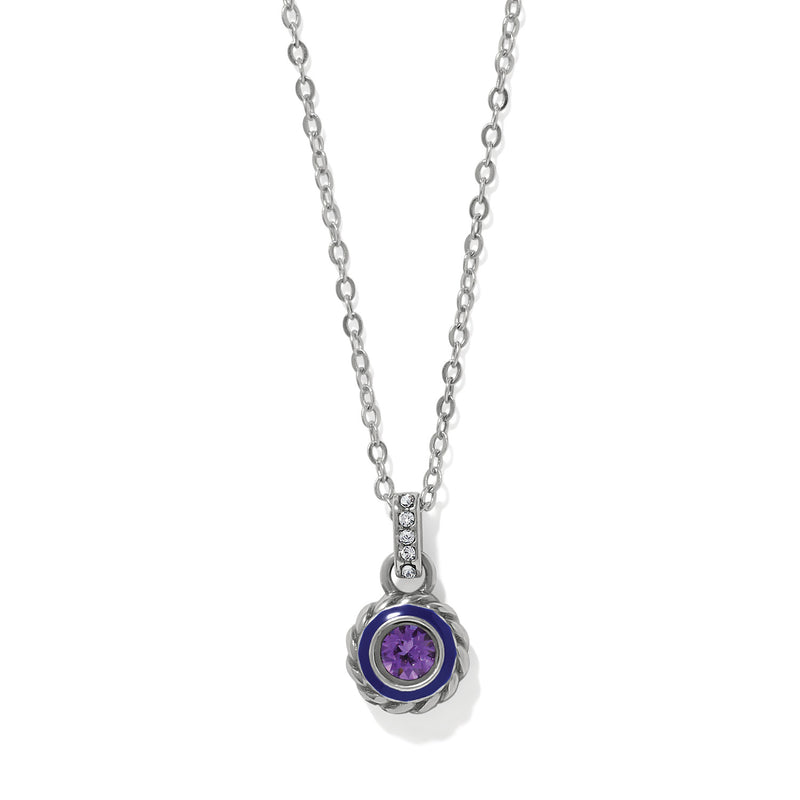 Brighton Halo Gemma Petite Round Necklace