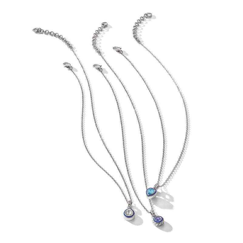 Brighton Halo Gemma Petite Round Necklace