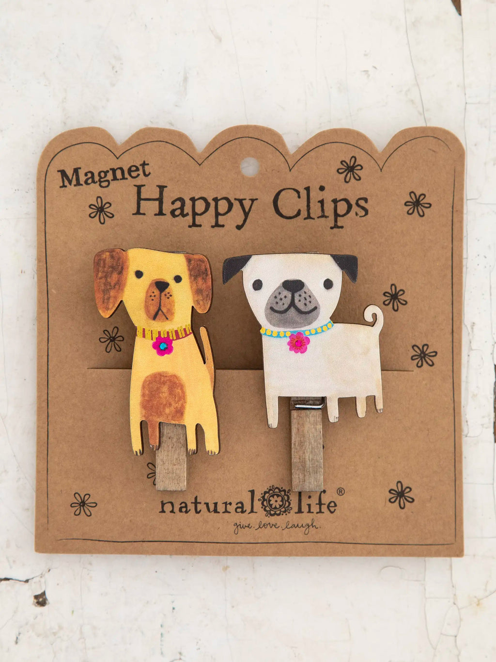 Natural Life Magnet Bag Clips, Set of 2 - Dog
