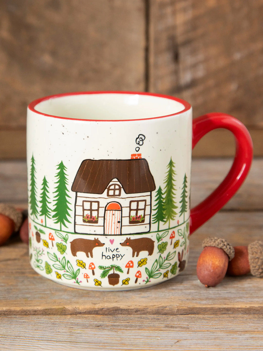 Natural Life® Bungalow Mug - Live Happy Cottage