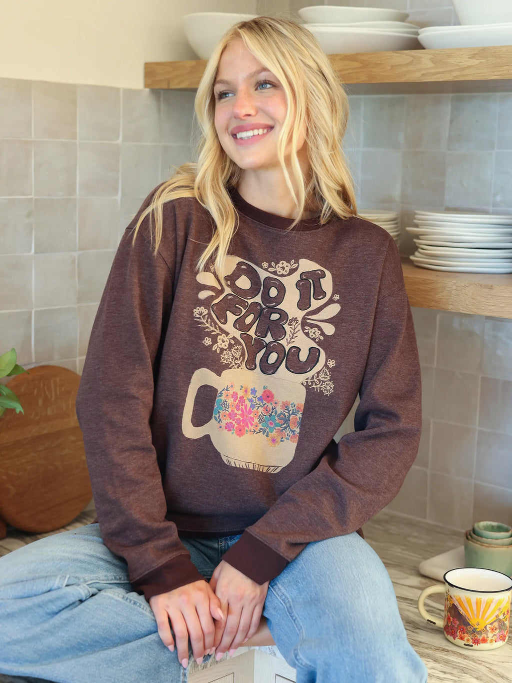 Natural Life Comfy Pocket Sweatshirt - Do It For You