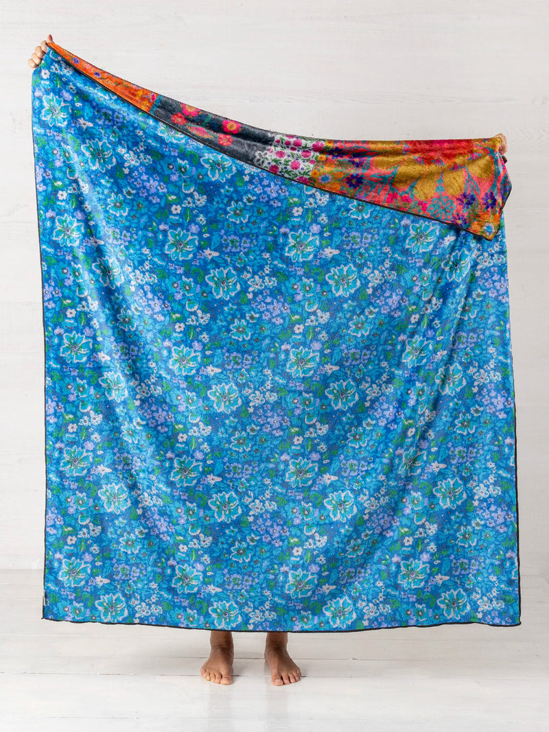 Natural Life Reversible Cozy Throw Blanket - Dog