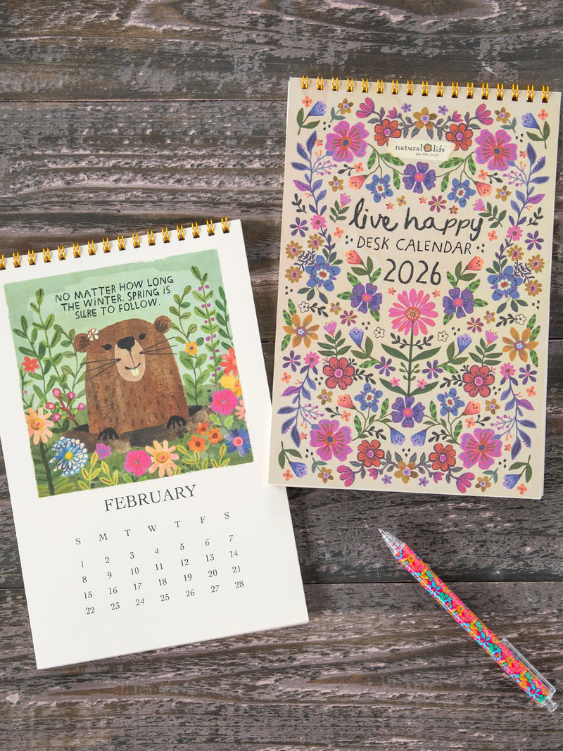 Natural Life 2026 Desk Calendar