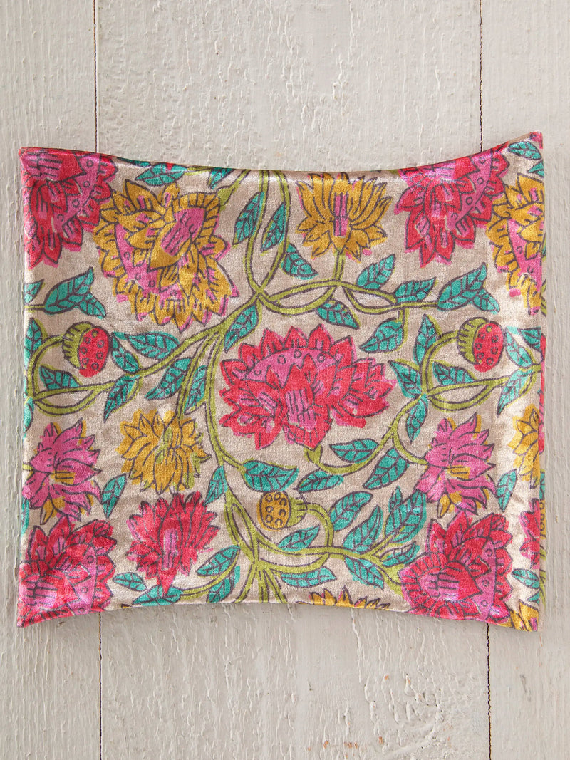 Natural Life Velvet Boho Bandeau® - Multicolored Lush Zinnias