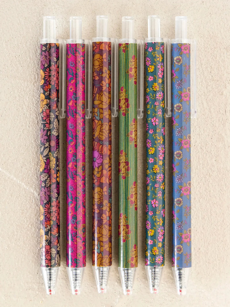 Natural Life Best Gel Pens Ever, Set of 6 - Black Ink