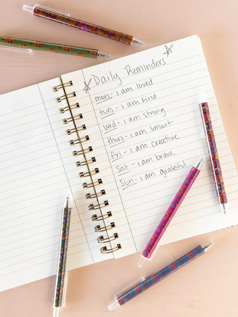 Natural Life Best Gel Pens Ever, Set of 6 - Black Ink