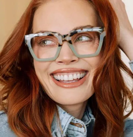 Peepers Progressives - Take a Bow - Chai Tortoise/Green