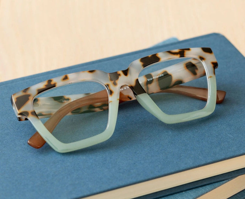 Peepers Progressives - Take a Bow - Chai Tortoise/Green
