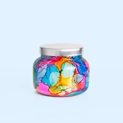 CAPRI BLUE - VOLCANO WATERCOLOR SIGNATURE JAR, 19 oz