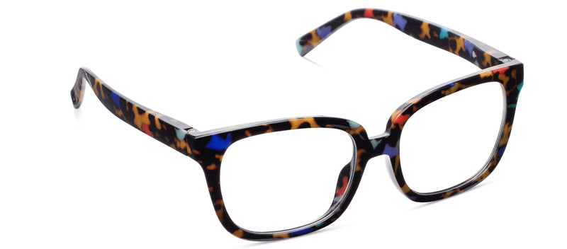Peepers Readers - Impromptu - Peepfetti Tortoise (with Blue Light Focus™ Eyewear Lenses)