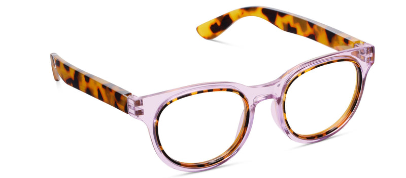Peepers Readers - Olympia - Purple/Tokyo Tortoise (with Blue Light Focus™ Eyewear Lenses)
