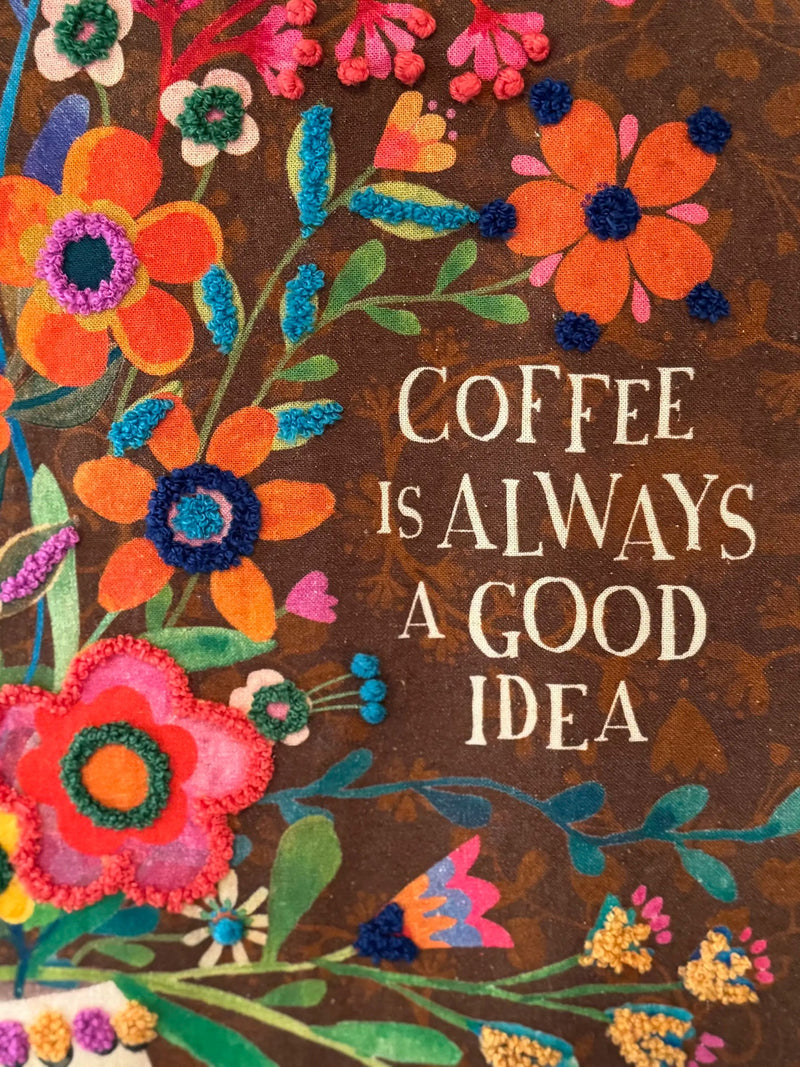 Natural Life Tufted Tapestry Wall Hanging - Coffee