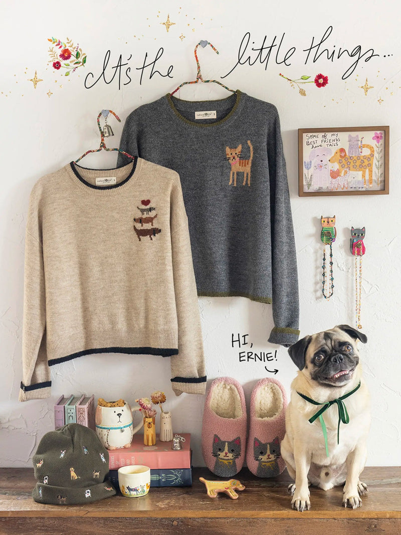 Natural Life Bungalow Box Sign - Best Friends Have Tails