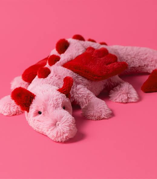 Jellycat Heart Dragon Plush