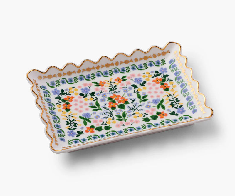 RIFLE PAPER CO. Wildwood Porcelain Catchall Tray