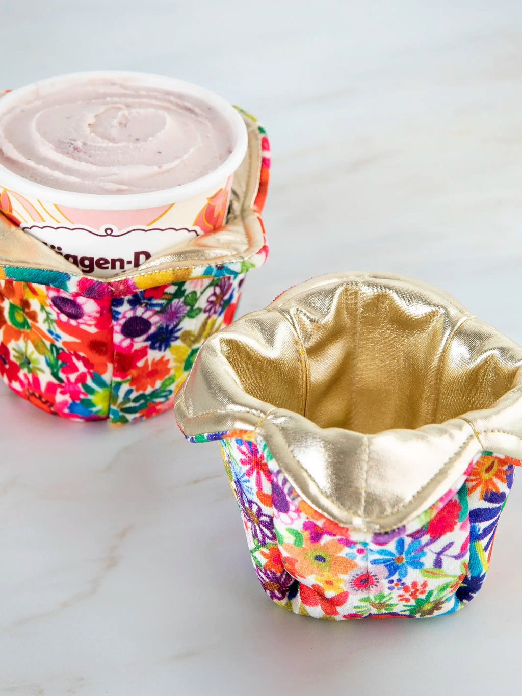 Natural Life® Ice Cream Cozy - Bright Floral Garden