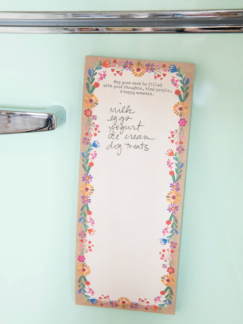 Natural Life Magnetic List Pad - Make Your Week