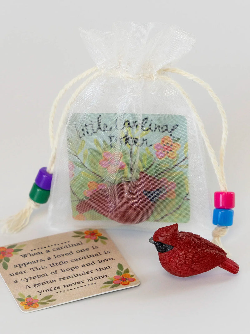 Natural Life Little Pocket Token - Cardinal