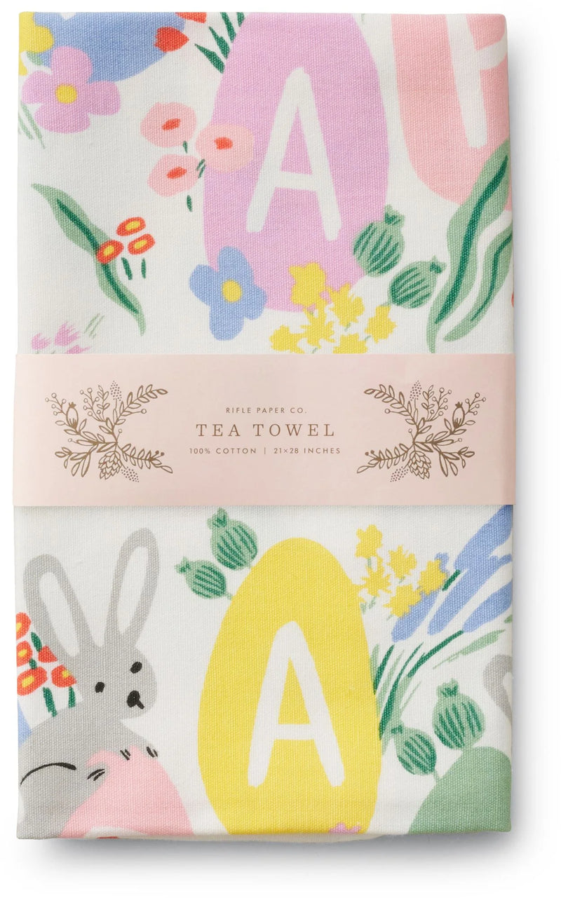 RIFLE PAPER CO. Tea Towel - Happy Easter