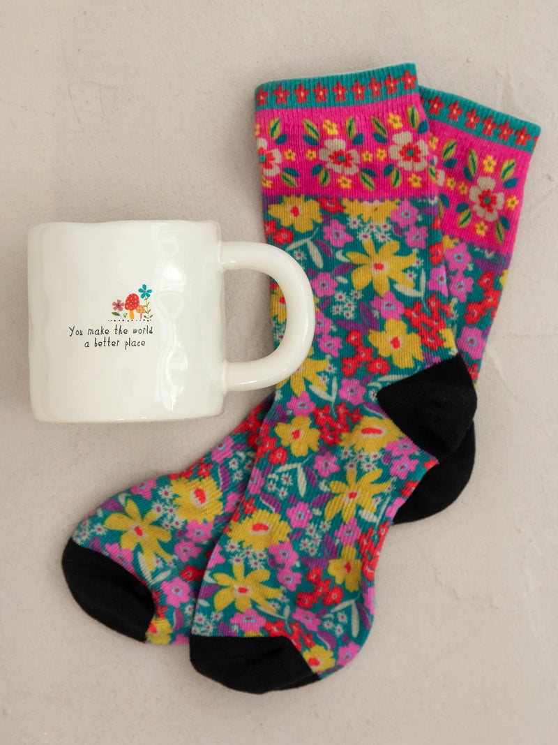 Natural Life Mug & Sock Set - World Better