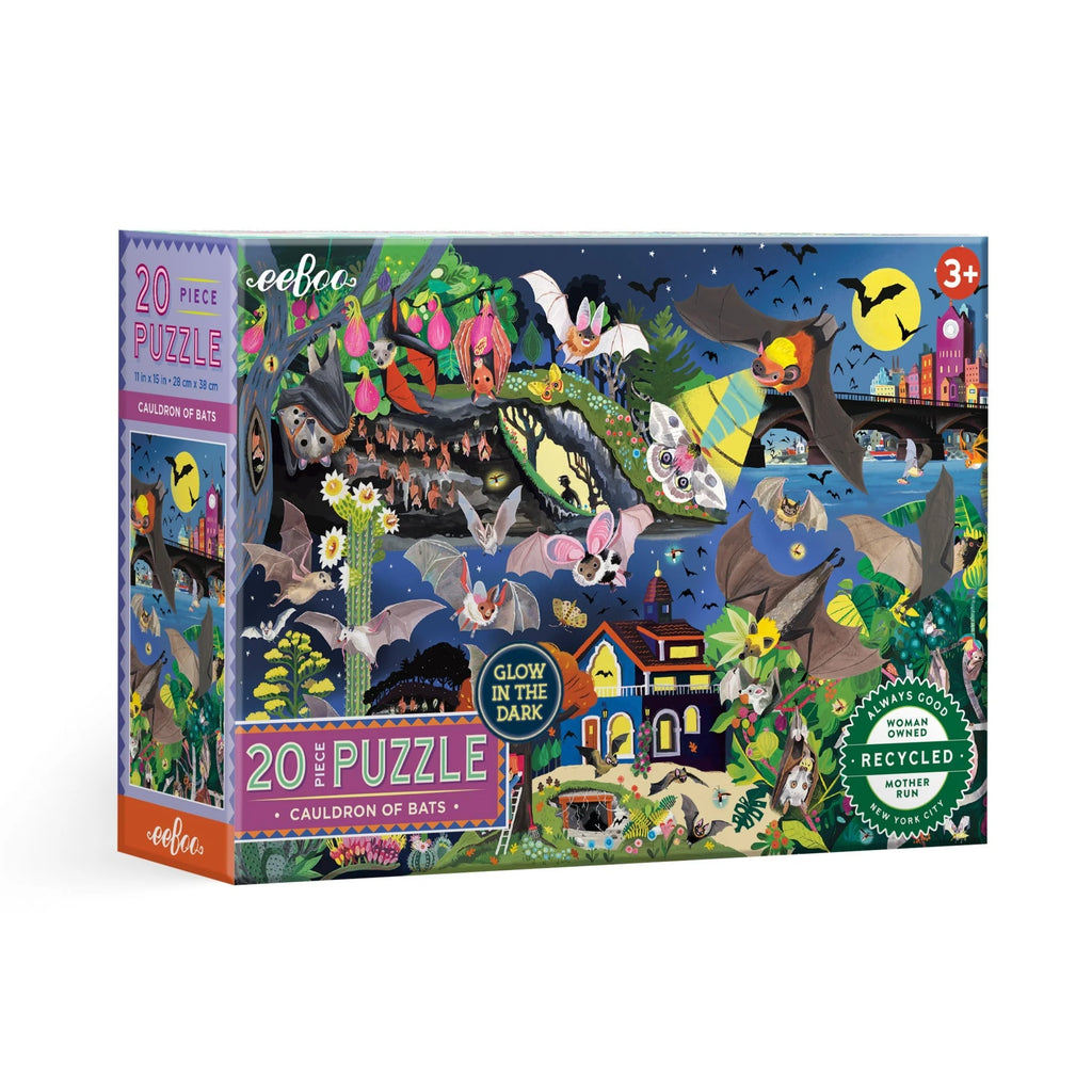 eeBoo - Cauldron of Bats 20 Piece Puzzle