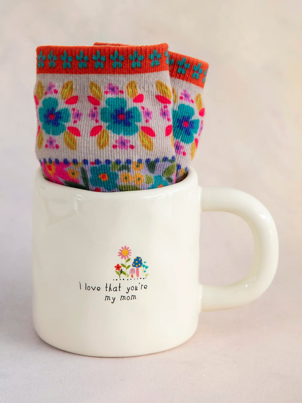 Natural Life Mug & Sock Set - I Love that You’re My Mom