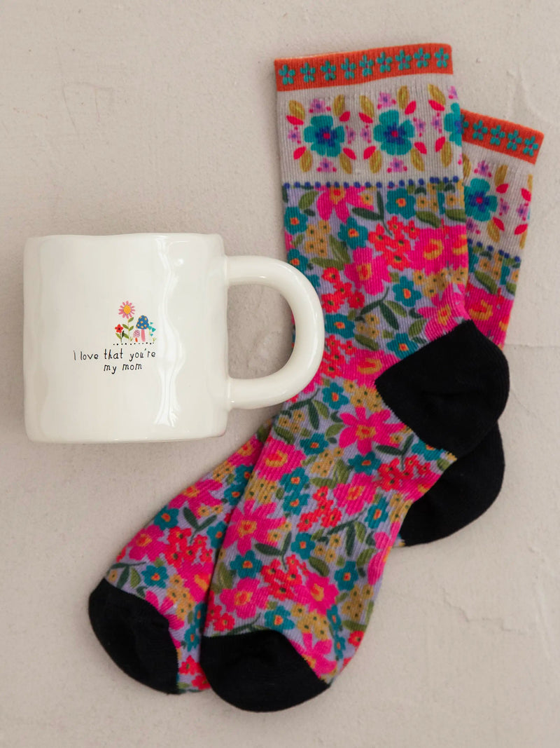 Natural Life Mug & Sock Set - I Love that You’re My Mom