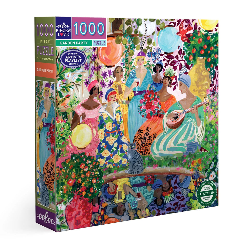 eeBoo - Garden Party 1000 Piece Puzzle