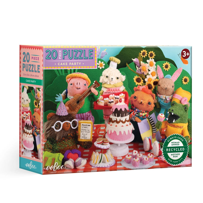 eeBoo - Cake Party 20 Piece Puzzle