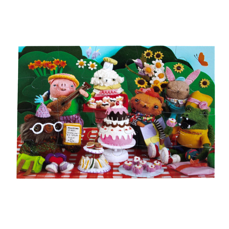 eeBoo - Cake Party 20 Piece Puzzle