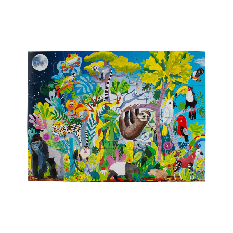 eeBoo - Rainforest Life 20 Piece Puzzle