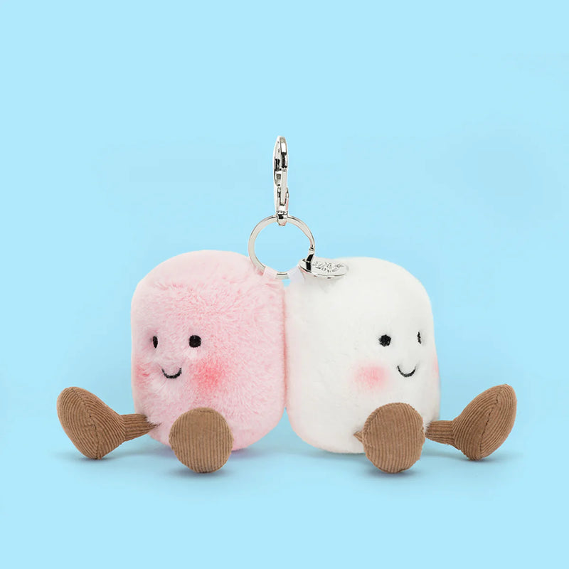 Jellycat Amuseables Pair Of Marshmallows Bag Charm