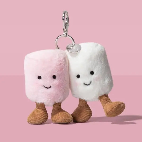 Jellycat Amuseables Pair Of Marshmallows Bag Charm