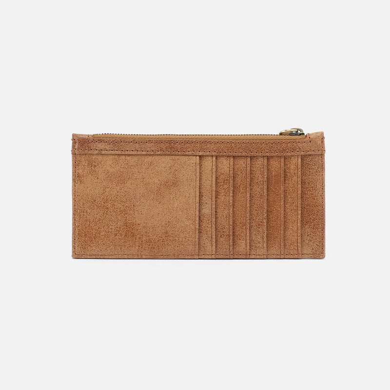 HOBO Carte Credit Card Wallet - Whiskey Buffed Leather