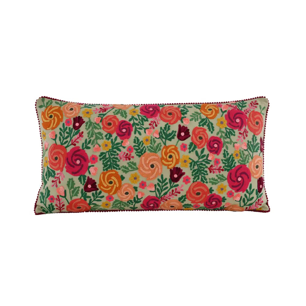 Karma Living - Finest Blossom Canvas Pillow 14x28"