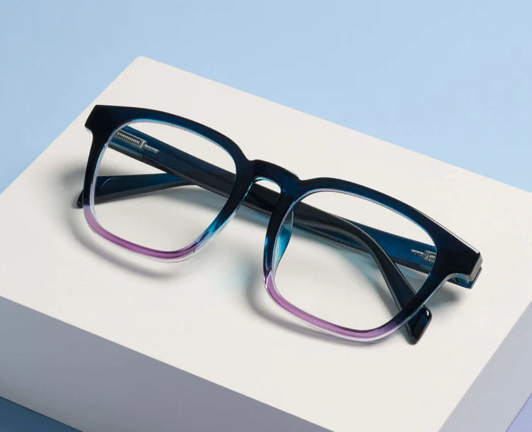 Peepers Readers - Latte - Blue/Purple (with Blue Light Focus™ Eyewear Lenses)