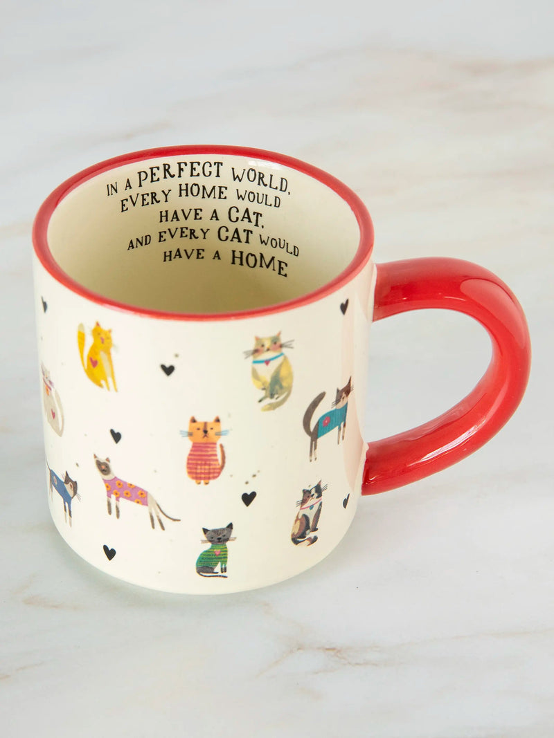 Natural Life® Bungalow Mug - Every Home Has A Cat