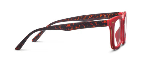 Peepers Readers - Starlet - Red/Leopard Tortoise (with Blue Light Focus™ Eyewear Lenses)