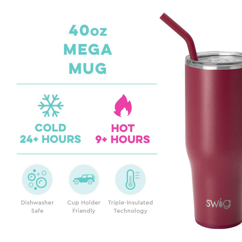 Swig Life Maroon Mega Mug (40oz)