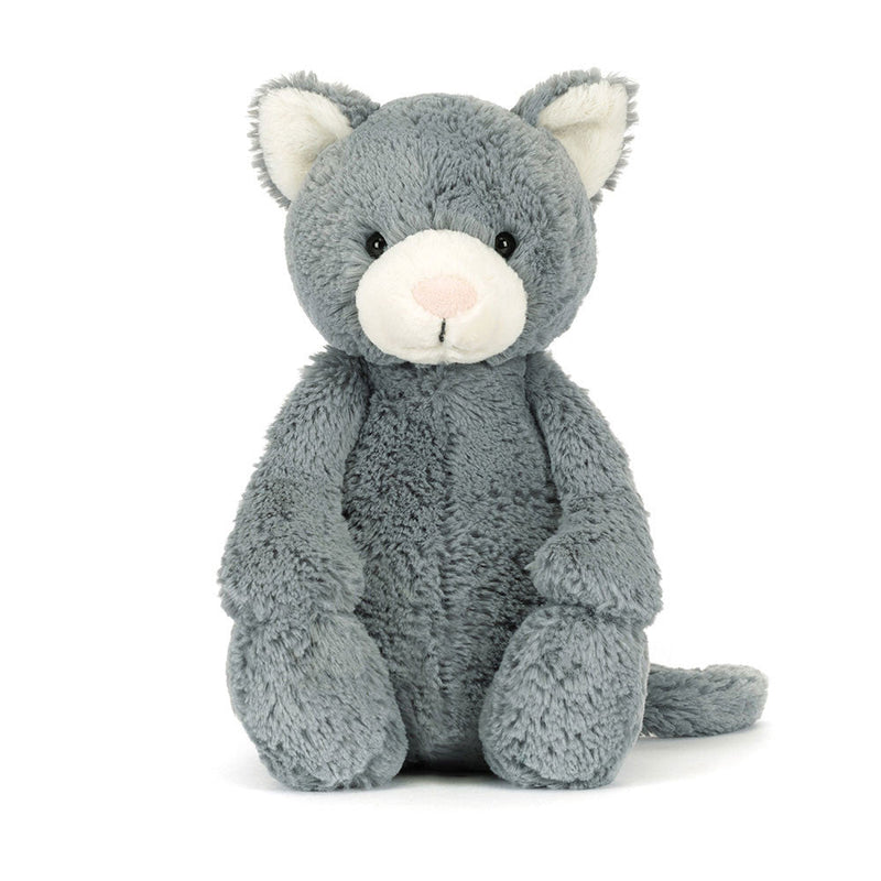 Jellycat Bashful Kitten Medium Plush and When I wonder Book