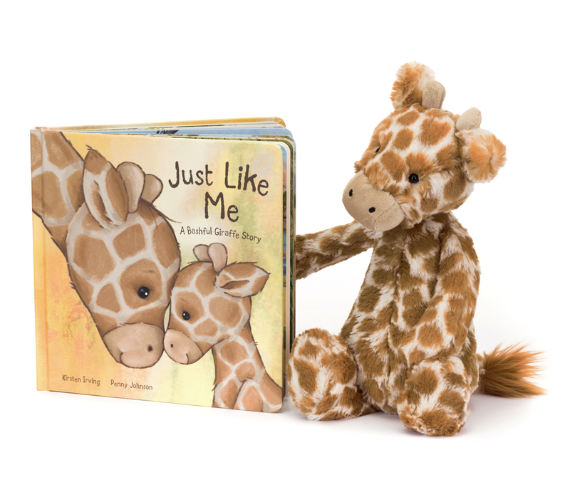 Jellycat Bashful Giraffe - Just Like Me Book