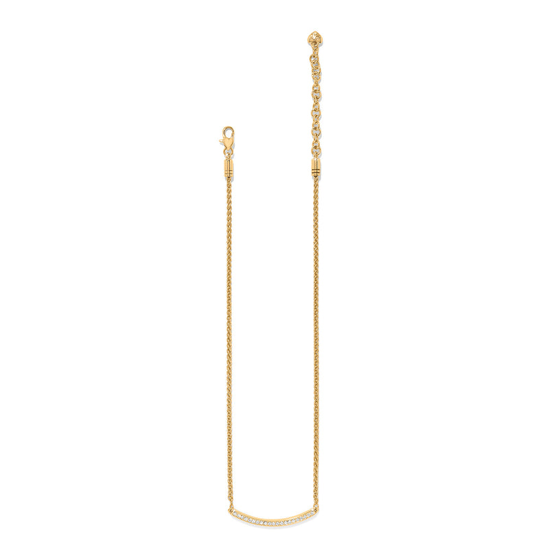 Brighton Meridian Geo Bar Gold Necklace