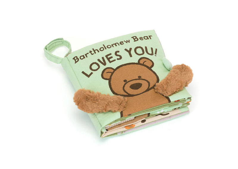 Jellycat Bartholomew Bear Loves You Book